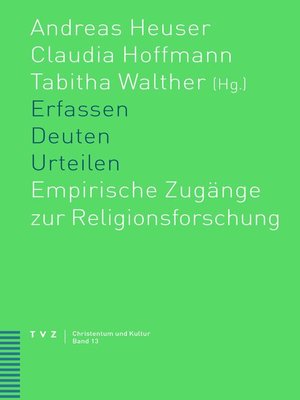 cover image of Erfassen--Deuten--Urteilen